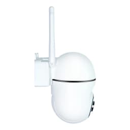 Phone APP 1080P HD Indoor/Outdoor WiFi Security Camera Color Night Vision 2-Way Audio 360° Rotate Anti-theft Monitor Wall Camera