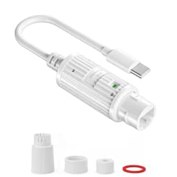 POE to USB-C Power Converter RJ45 Female to Type-C Male Charging Adapter Outdoor Waterproof for Security Camera Monitoring