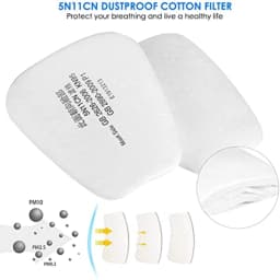 6200 Half Face Dust Mask Safety Work 503 5N11 Particle Filters Goggles Fit For Industrial Labor Paint Spray Decoration Grinding