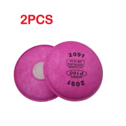 2091/2097 Particulate Filter P100 For 3m 6200 6800 7502 Serie Respirator Dust Mask Accessory Carpenter Painting Spray Industry