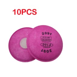 2091/2097 Particulate Filter P100 For 3m 6200 6800 7502 Serie Respirator Dust Mask Accessory Carpenter Painting Spray Industry