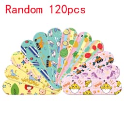 100pcs Cartoon Animal Pattern Waterproof Hemostasis Kids Band Aid Stickers Adhesive Bandage Wound Strips Plasters for Children