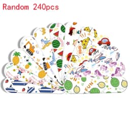 100pcs Cartoon Animal Pattern Waterproof Hemostasis Kids Band Aid Stickers Adhesive Bandage Wound Strips Plasters for Children