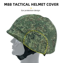 BOOIU M88 Helmet Camouflage Bullet M88 Helmet Protective Cover Tactical Game Outdoor CS Equipment ABS Hunting Helmet Cover