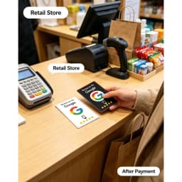 100Pcs Reusable Google Review Tap NFC Card, Review Us On Google Programmable NFC Tap Card User-Friendly Time-Saving Factory spot