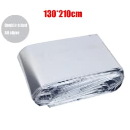 Survival Blanket Outdoor Survive Emergency Rescue First Aid Kit Windproof Waterproof Foil Thermal Blanket for Camping Hiking