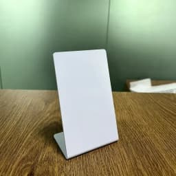RFID NFC QR code Google Review stand display White Black Blank Pattern 13.56MHz NFC215 chip 504Bytes Patternless Social media
