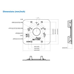 Dahua PFA152-E Pole Mount Bracket Street Lamp Pole Camera Mounting Bracket Black White Aluminum CCTV Bracket For Dahua IP Camera