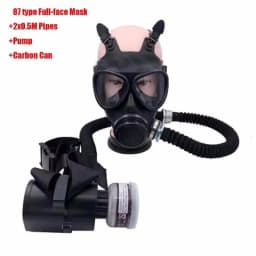 Protective Electric Constant Flow Supplied Air System Gas Mask Respirator Workplace Safety Supplie Full Face Gas Mask Respirator