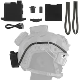 2025 NEW-Tactical Goggles Defogger Outdoor Hunting Shooting Goggles AntiFog Unit Adjustable Wind Speed Defogging Fan Kit