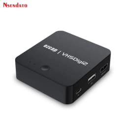 EZCAP181 Analog VHS to Digital Video Audio Recorder AV HD USB Video Capture Recorders for U Hi8 VCR DVR Camcorder Tape Digitizer