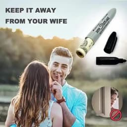 Creative Fake Red Black Marker Pen Hidden Compartment Sight Diversion Safe For Home Office Hide Necklace Money Small Valuables