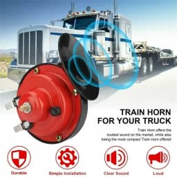 Loud 12V Train Horn 300DB Waterproof Universal Automotive Loudspeaker for Car Motorcycle Truck Boat Electric Sound Signal Amagi
