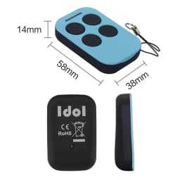 4-Channel Multi-Frequency 280MHz to 868MHz Learning Code Feature Command Garage Door Opener Remote Control Duplicator