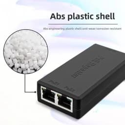 2 Port Gigabit POE Extender 10/100/1000Mbps POE Repeater Extender IEEE802.3af.at Standard for NVR IP Camera AP IP VOICE POE