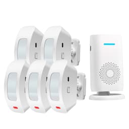 KERUI Split Welcome Chime Bell Intelligent Wireless Doorbell PIR Sensor Alarm Multiple Ringtones 433mhz Alarm Detector for Home