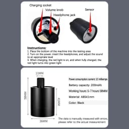 Multi-functional Water Leak Detector Sound Detector For Pipe Water Leak Suitable For Leak Detection Of Various Construction Pipe