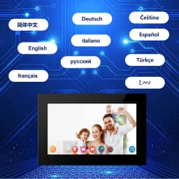 Support Tuya APP 7Inch Video DoorPhone Intercom System RFID Doorbell Camera Monitor Talk App Unlock HD Night Vision for Villa