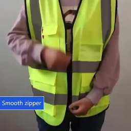 Summer Mesh Safety Vest Hi Vis Construction Work Clothes for Men Women Breathable Volunteer Uniform Custom Logo