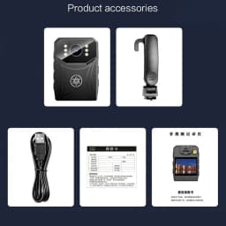 Mini 4K HD Cameras with WIFi 3000mAh Digtal Video Recorder with IPS Screen Night Vision Police Body Camera Portable Camcorder