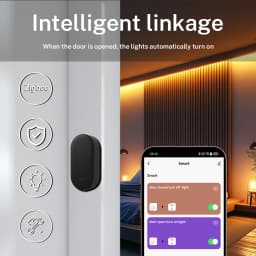 Tuya Zigbee Door Window Sensor For Smart Home Security Smart Life APP Remote Compatible with Google Assistant Yandex Alexa