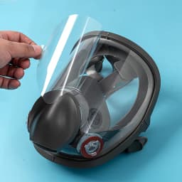 6885 Screen Scratch Resistant Protective Film For 3M 6800 Gas Mask Respirator Visor Painting Spraying Protector Cover Film