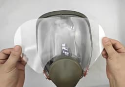 6885 Screen Scratch Resistant Protective Film For 3M 6800 Gas Mask Respirator Visor Painting Spraying Protector Cover Film