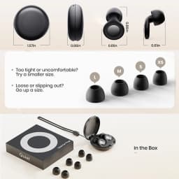 Silicone Earplugs for Sleep Noise Cancel Noise Reduction-Soundproof Reduce Disturbances -Quality loop Earplugs
