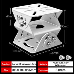 Aluminum Alloy/Metal/Stainless Steel Camera Mounting Holder Base for Video Surveillance Base Monitoring Universal Joint Bracket
