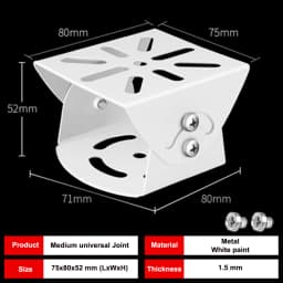 Aluminum Alloy/Metal/Stainless Steel Camera Mounting Holder Base for Video Surveillance Base Monitoring Universal Joint Bracket