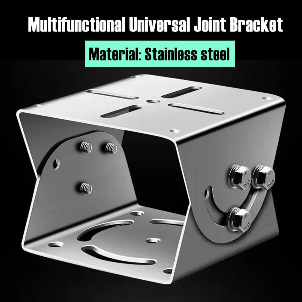 Aluminum Alloy/Metal/Stainless Steel Camera Mounting Holder Base for Video Surveillance Base Monitoring Universal Joint Bracket