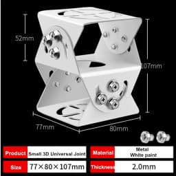 Aluminum Alloy/Metal/Stainless Steel Camera Mounting Holder Base for Video Surveillance Base Monitoring Universal Joint Bracket