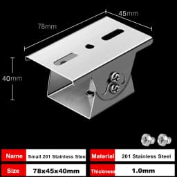 Aluminum Alloy/Metal/Stainless Steel Camera Mounting Holder Base for Video Surveillance Base Monitoring Universal Joint Bracket