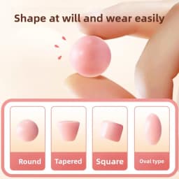 Soft Silicone Earplugs - Noise Reduction Waterproof Comfortable Fit, Suitable for Sleeping Swimming Creating a Quiet Environment