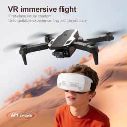 New M1 Drone Beginner Friendly VR Kit With 4K High-Definition Camera Optical Flow Technology One Click Return to Home Mode For