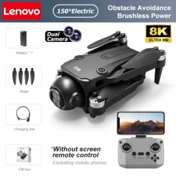 Lenovo D18 Drone 8K HD Dual Camera Aerial Intelligent Obstacle Avoidance Brushless Motor WIFI GPS Return Large Screen RC Drone