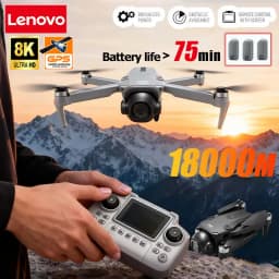 Lenovo D18 Drone 8K HD Dual Camera Aerial Intelligent Obstacle Avoidance Brushless Motor WIFI GPS Return Large Screen RC Drone