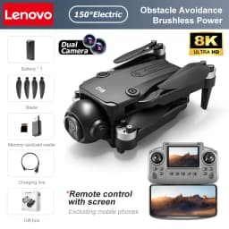 Lenovo D18 Drone 8K HD Dual Camera Aerial Intelligent Obstacle Avoidance Brushless Motor WIFI GPS Return Large Screen RC Drone