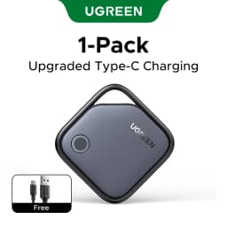 UGREEN Smart Bluetooth Tracker, Keys Finder Item Locator SmartTag Up to 2 Year Battery Phone Finder For Apple Find My (only IOS)