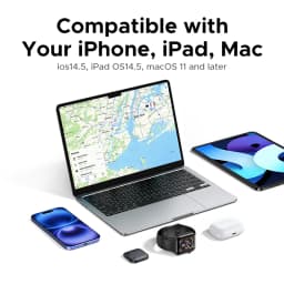 UGREEN Smart Bluetooth Tracker, Keys Finder Item Locator SmartTag Up to 2 Year Battery Phone Finder For Apple Find My (only IOS)