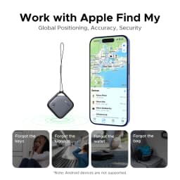 UGREEN Smart Bluetooth Tracker, Keys Finder Item Locator SmartTag Up to 2 Year Battery Phone Finder For Apple Find My (only IOS)