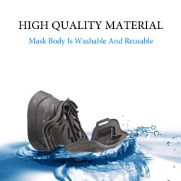 Dust Mask Reusable Dust Proof Respirator Rubber Work Safety Mask Cotton Filters For Builder Carpenter Daily Haze Protection