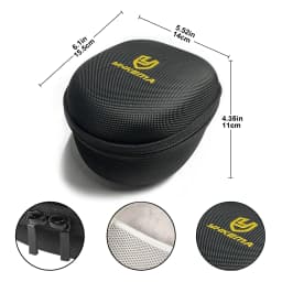 YHKEMA Earmuff Bag For Honeywell Impact Earmuff and Walkers Headphone Anti-dust Protective Waterproof Portable Earmuff Storage