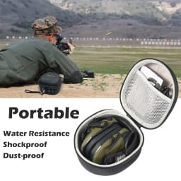 YHKEMA Earmuff Bag For Honeywell Impact Earmuff and Walkers Headphone Anti-dust Protective Waterproof Portable Earmuff Storage