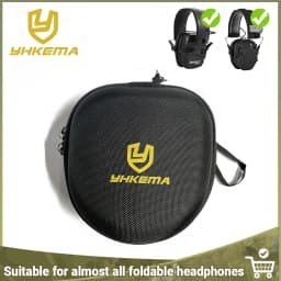YHKEMA Earmuff Bag For Honeywell Impact Earmuff and Walkers Headphone Anti-dust Protective Waterproof Portable Earmuff Storage