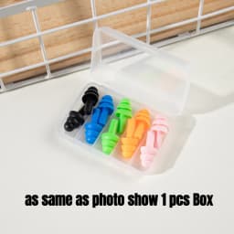 1Box Is 5Pairs New Comfort Earplugs Noise Reduction Silicone Soft Ear Plugs Swimming Silicone Earplugs Protective For Sleep