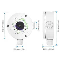 Techage IP66 Waterproof Iron Junction Box For Security Surveillance IP Camera Brackets CCTV Accessories For Cameras