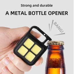 Mini LED Flashlight Magnetic COB Outdoor Camping Pocket Work Light USB Rechargeable Emergency Light