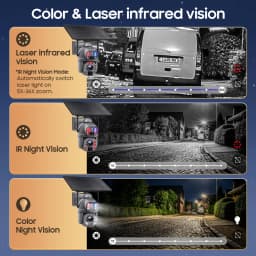 SHIWOJIA 36X ZOOM 12MP 4G SIM Solar Camera Outdoor 360° Wireless WIFI Battery Security Cameras with Solar Panel PIR Night Vision