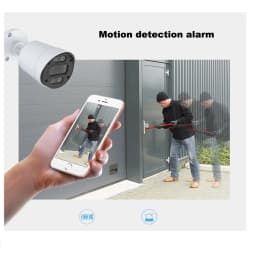 XMeye POE IP Camera HD 4MP 1080P 2.8MM Len Outdoor Security Camera with 85ft IR Night Vision Remote Viewing IP66 Waterproof 2.5K